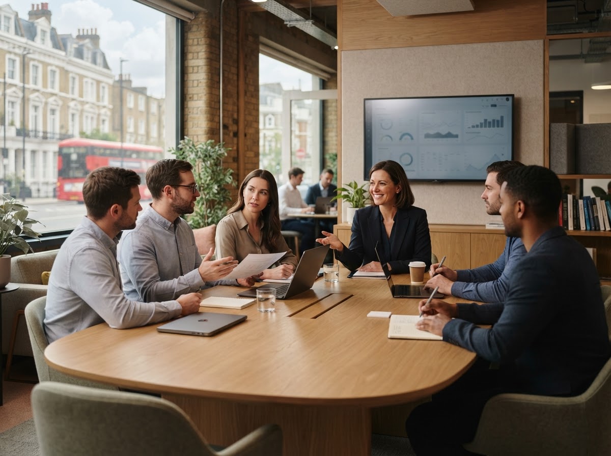 Zylkenix Primo team reviewing structured market data together